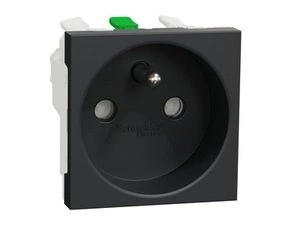 Zásuvka 230 V jednonásobná Schneider Electric Unica Nová antracit