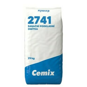 Omítka sanační podkladní Cemix 2741 25 kg