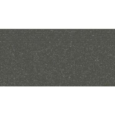 Schodovka Rako Linka 30×60 cm černá DCPSE822