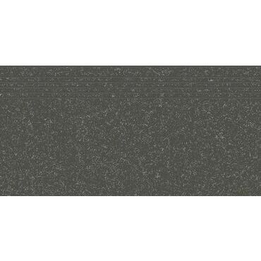 Schodovka Rako Linka 30×60 cm černá DCPSE822