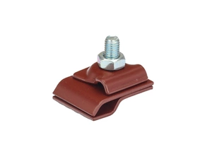 Držák hromosvodu Betonpres na okapový žlab červenohnědá