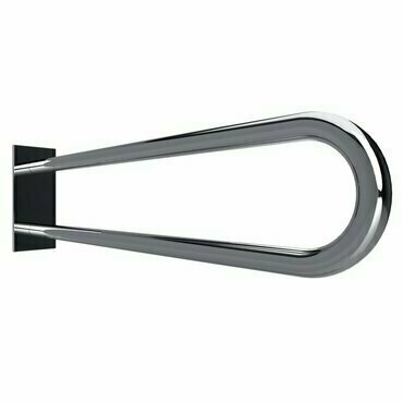 Madlo podpěrné ve tvaru U Bemeta Help 813 mm s krytkou nerez lesklý