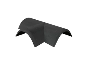 Hřebenáč rozdělovací levý T220 Bramac Novo se dvěma příchytkami břidlicově černá