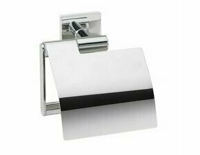 Držák toaletního papíru Bemeta Quadra chrom s krytem