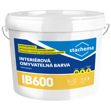 Barva akrylátová Stachema IB600 bílá 15 kg