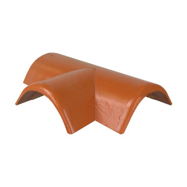 Hřebenáč rozdělovací levý T250 Bramac Protector Plus s příchytkou cihlově červená