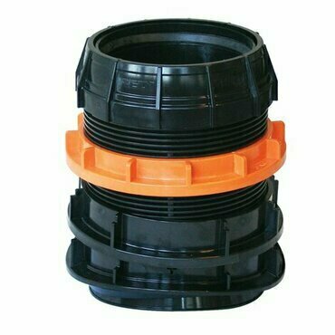 Sedlo s integrovaným kloubem 0-10° Redi EASY CLIP KG DN 300/150 síla stěny 5–30 mm