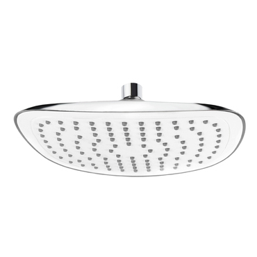 Sprcha hlavová Mereo CB485L 1 proud plast, bílá/chrom