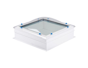 Světlík kopulový fixní DEKLIGHT ACG FIX kop/sklo manžeta 15 cm 80×130 cm