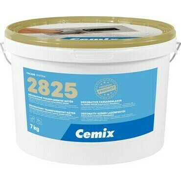 Nátěr fasádní dekorativní Cemix 2825 odstín dub 7 kg