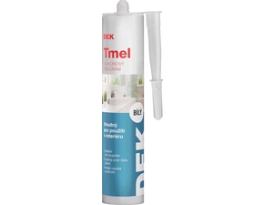 Tmel silikonový sanitární DEK bílý 310 ml