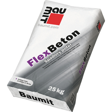Potěr spádový Baumit FlexBeton vyztužený vlákny 25 kg