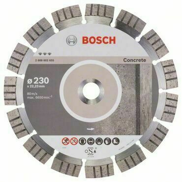 Kotouč DIA Bosch Best for Concrete 230×22,23×2,4×15 mm