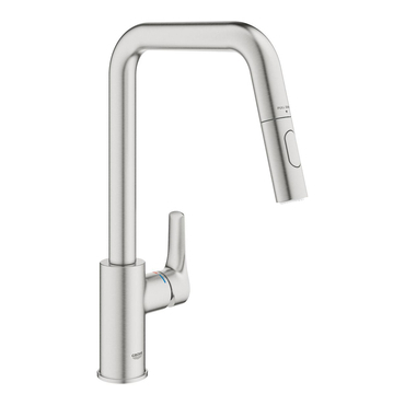 Baterie dřezová stojánková Grohe Eurosmart SuperSteel 30619DC0