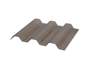 Deska polykarbonátová trapézová TOPLIGHT T 76/18 microprisma 2UV bronz 1,2×1 060×5 000 mm