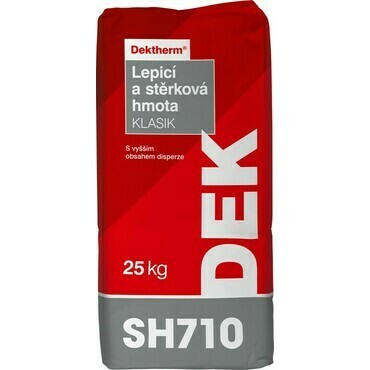 Hmota lepicí a stěrková DEKTHERM Klasik 25 kg