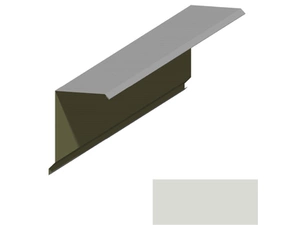 Lemování okraje RS360Q SP 25 s okapnicí RAL 9002 šedobílá