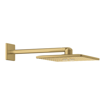 Set hlavové sprchy Grohe Rainshower SmartActive 310 Cube 2 proudy kartáčovaný Cool Sunrise 26479GN0