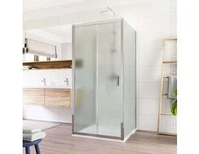 Dveře sprchové + boční stěna Mereo Lima CK85732K 1 000×1 000×1 000 mm chrom/Point