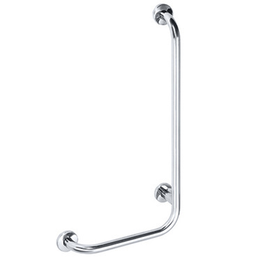 Držadlo nástěnné opěrné Bemeta Help 890 mm pravé s krytkou nerez lesklý