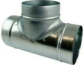 Potrubí odbočka T-kus Regulus 125/125 mm ocel