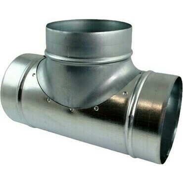 Potrubí odbočka T-kus Regulus 125/125 mm ocel