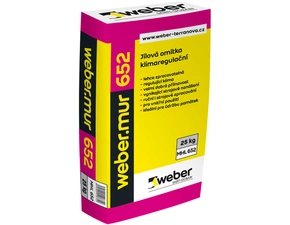 Omítka hlíněná klímaregulační webermur 652 30 kg