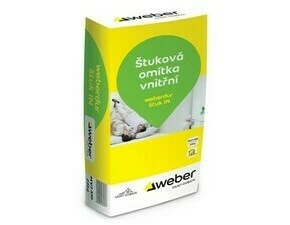 Omítka štuková weberdur štuk IN 25 kg