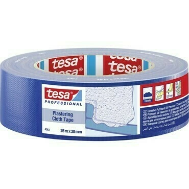 Páska maskovací Tesa 4363 38 mm/25 m modrá