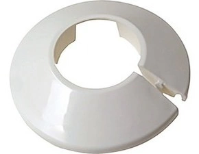 Krycí rozeta na potrubí průměr 18 mm, bílá