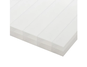 Deska polykarbonátová dutinková MULTICLEAR 16 BOX 3 WALL SC 1UV bílá 980×5000 mm