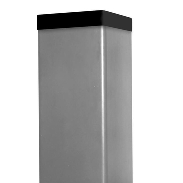 Sloupek poplastovaný DŘEVOplus barva šedá 60×60 mm 1,6 m řez
