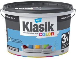 Malba interiérová HET Klasik Color modrý azurový, 4 kg