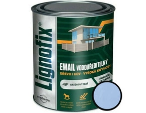 Barva vrchní Lignofix Email vodouředitelný šedá, 4,5 l