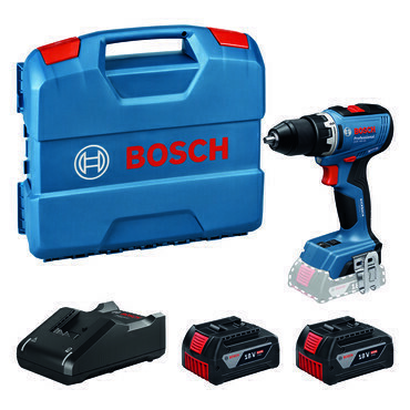 Šroubovák vrtací AKU Bosch GSR 18V-65 L-CASE (2× AKU 4 Ah)
