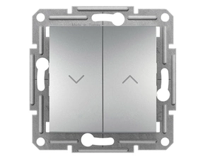 Spínač žaluziový Schneider Electric Asfora aluminium