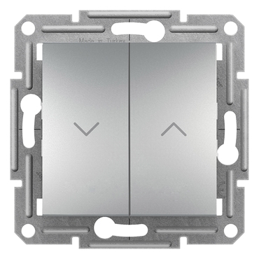 Spínač žaluziový Schneider Electric Asfora aluminium