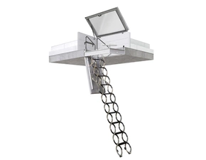 Výlez střešní se stahovacími schody DEKLIGHT BOX AAG manžeta 45 cm 70×120 cm