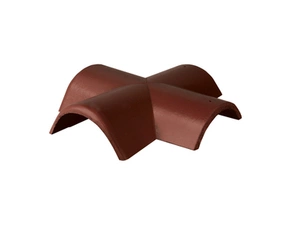 Hřebenáč rozdělovací X Bramac Protector se dvěma příchytkami červenohnědá