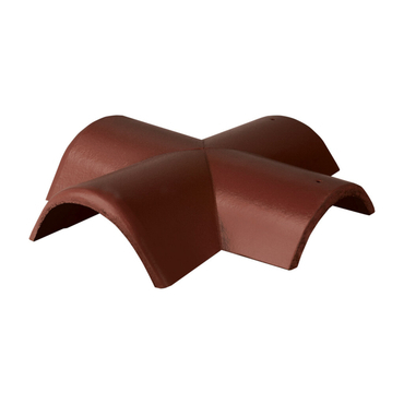 Hřebenáč rozdělovací X Bramac Protector se dvěma příchytkami červenohnědá