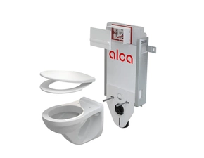 Set 5v1 pro závěsné WC Alca Renovmodul AM115/1000 WC Alca
