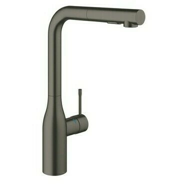 Baterie dřezová stojánková Grohe Essence kartáčovaný Hard Graphite 30270AL0