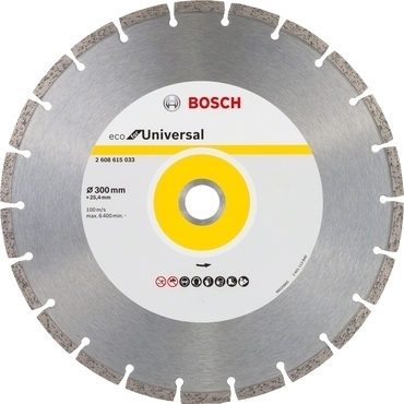Kotouč DIA Bosch Eco For Universal 300×25,4×3,2×8 mm