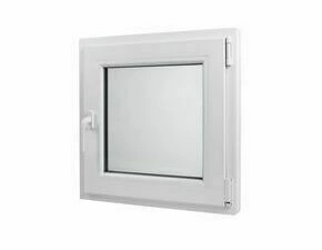 Okno plastové BRAVO OS1 bílé pravé 600×600 mm