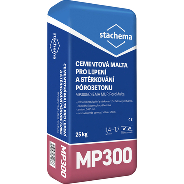 Malta zdicí na pórobeton Stachema MP300/CHEMA MUR PoroMalta 25 kg