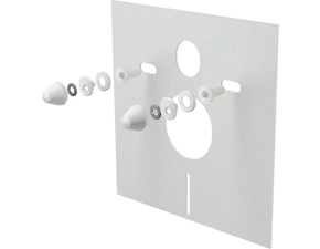 Deska izolační Alca M930 pro závěsné WC a bidet bílá