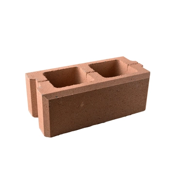 Tvárnice plotová DITON VISO průběžná cihlová 200×400×150 mm