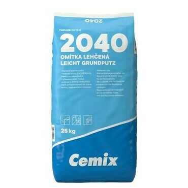Omítka jádrová Cemix 2040 lehčená 25 kg