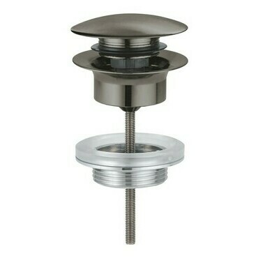 Výpust umyvadlová Click/Clack Grohe 5/4" kartáčovaný Hard Graphite 65807AL0