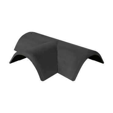 Hřebenáč rozdělovací levý T250 Bramac Novo s příchytkou břidlicově černá